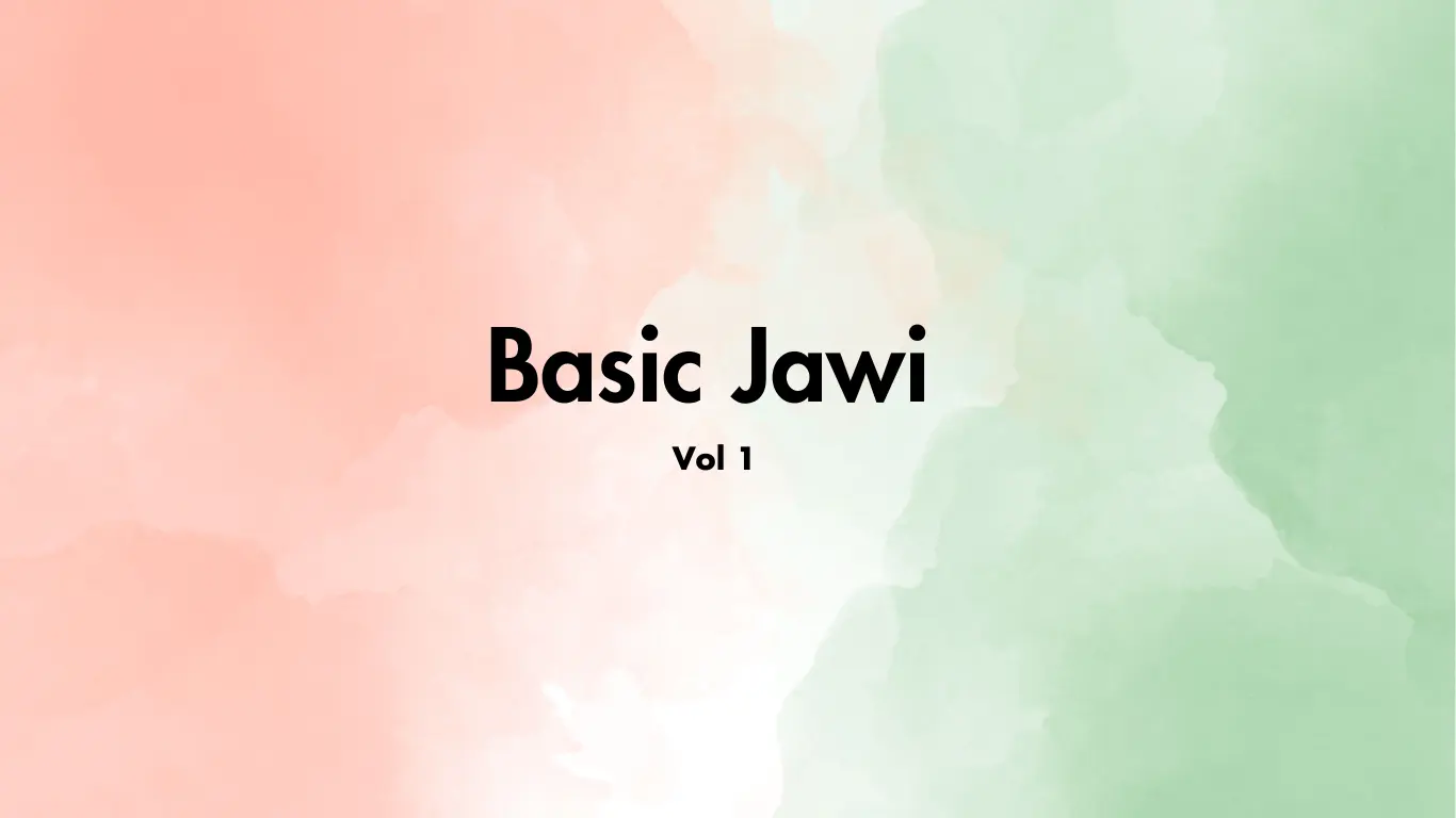 Live Kelas Bahasa Arab – Vol 1 (Zoom Class one to one)